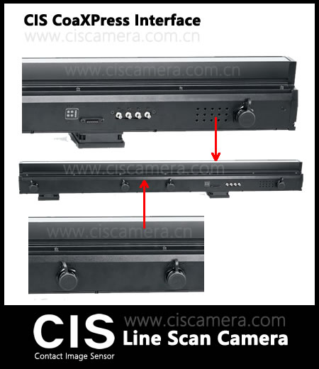 CIS Line Scan Camera CoaXPress Interface CIS Line Scan Camera CoaXPress Interface
