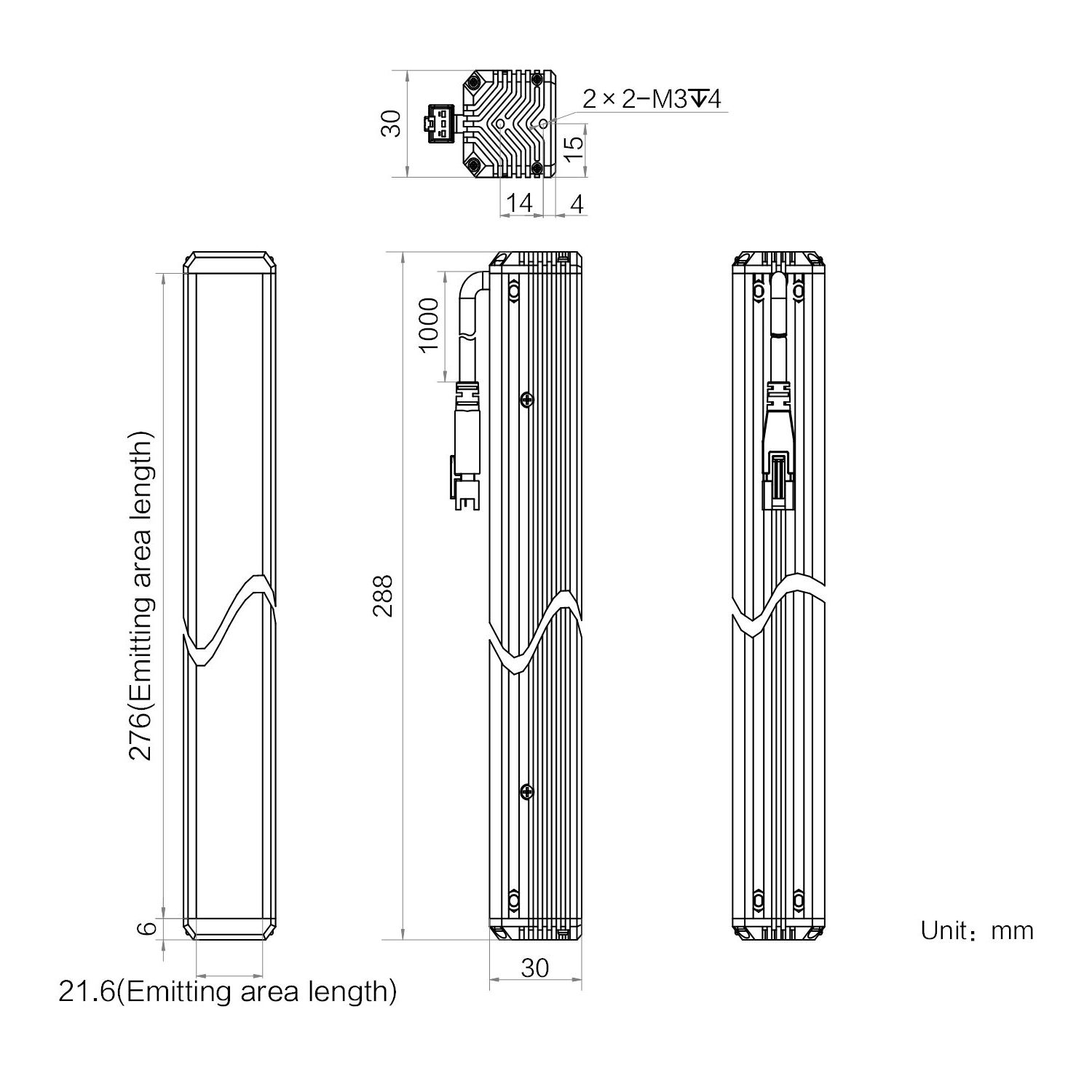HIKROBOT Light Source, Bar Type, Infra-red - Image 2