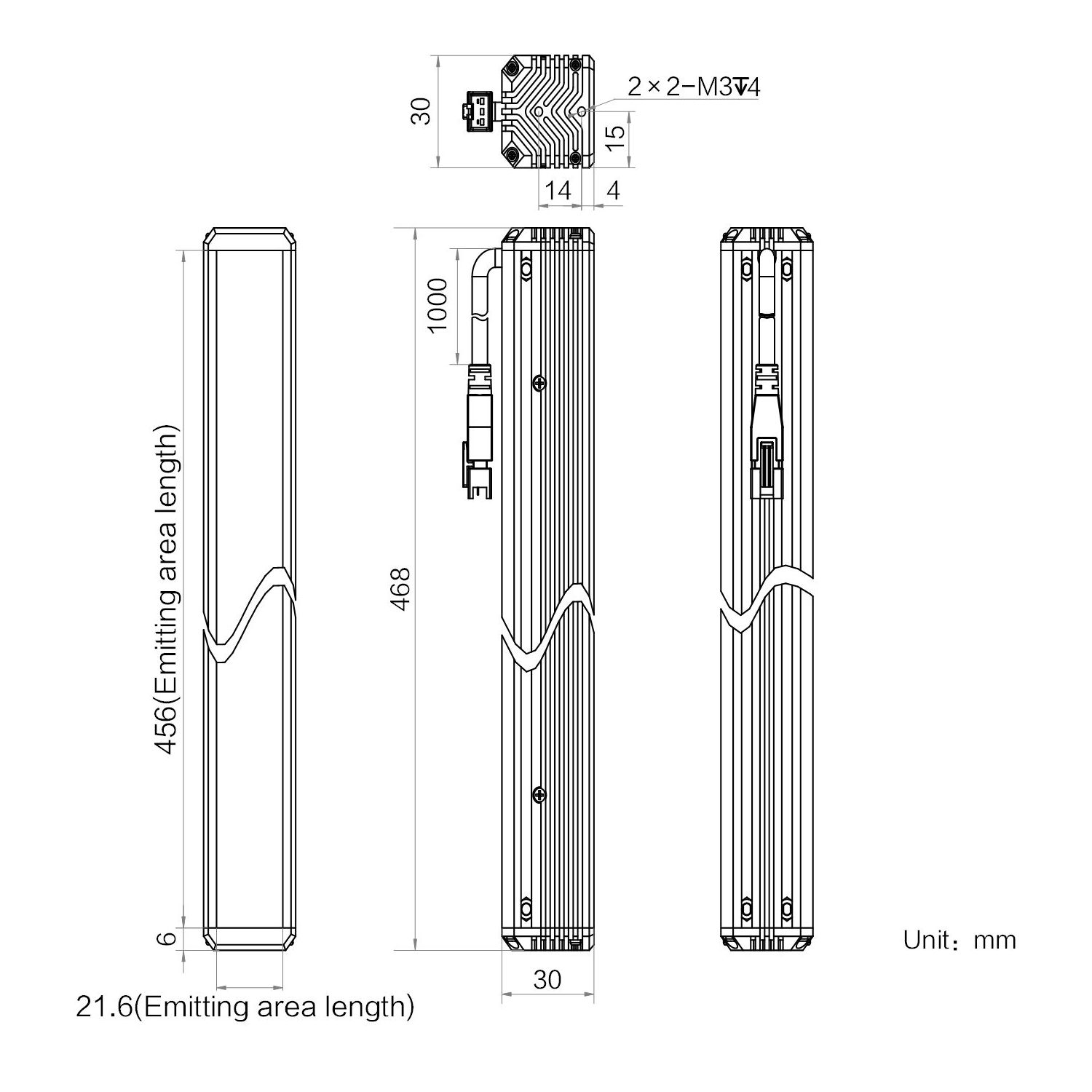 HIKROBOT Light Source, Bar Type, Infra-red - Image 2